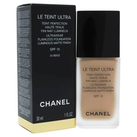 chanel le teint ultra 30 beige|Chanel ultra le teint ultrawear.